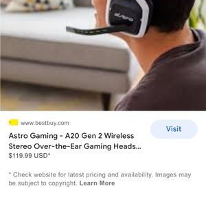 Astro gaming -A20 wireles head set brand new
